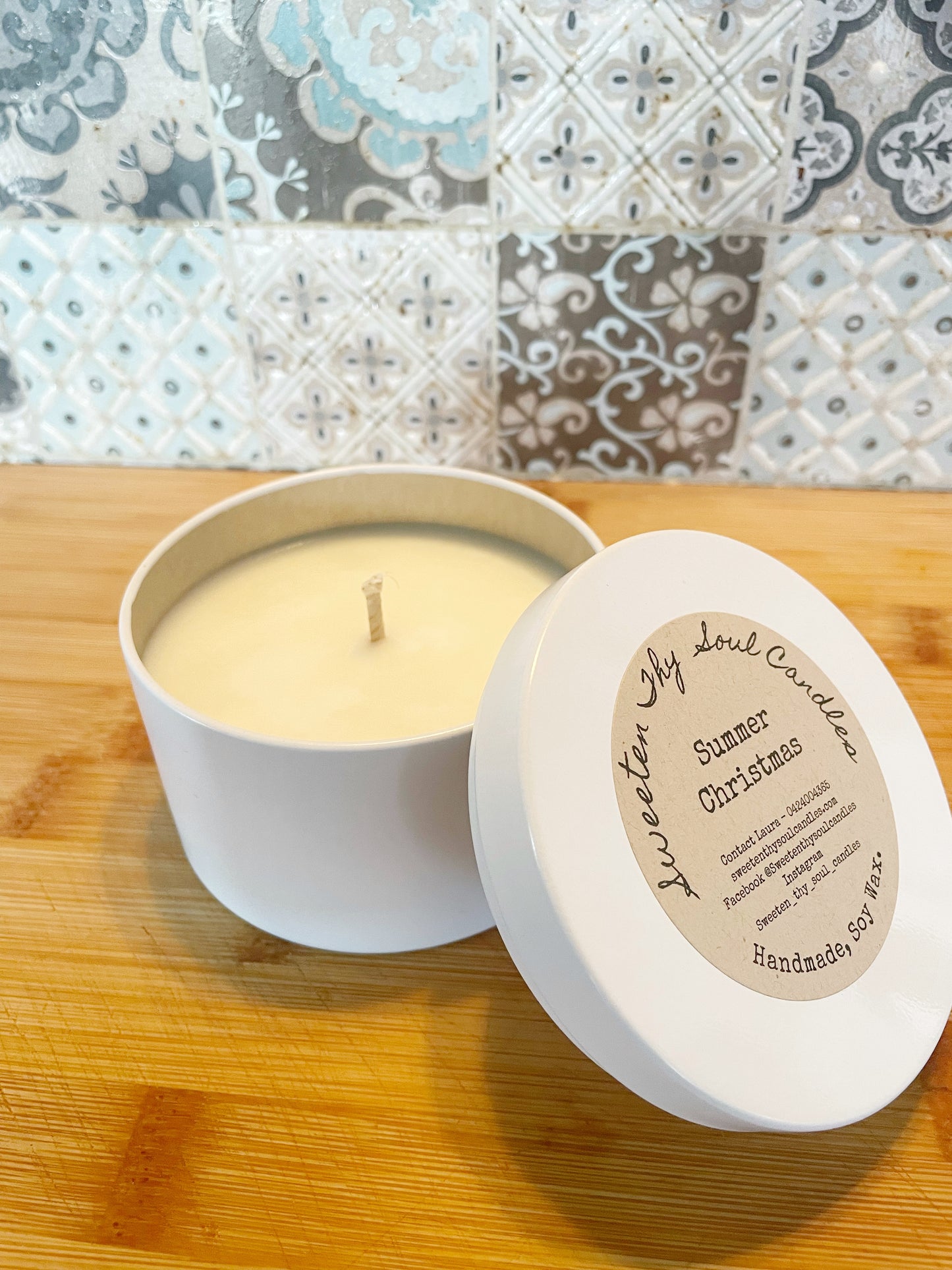 Summer Christmas 270g soy wax candle