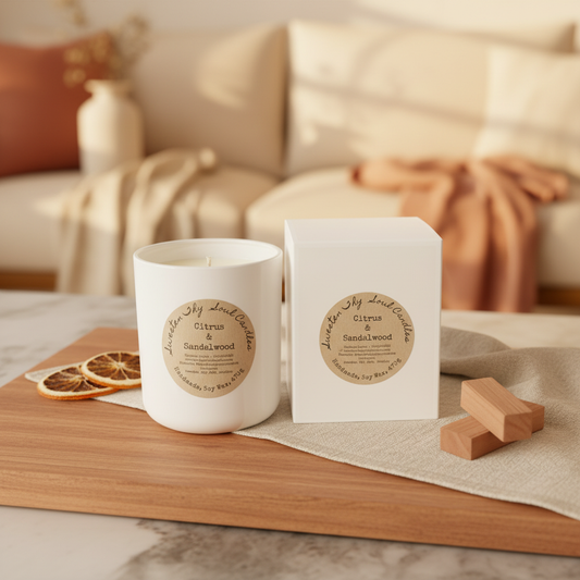 Citrus & Sandalwood - Modern Background No Black Edges