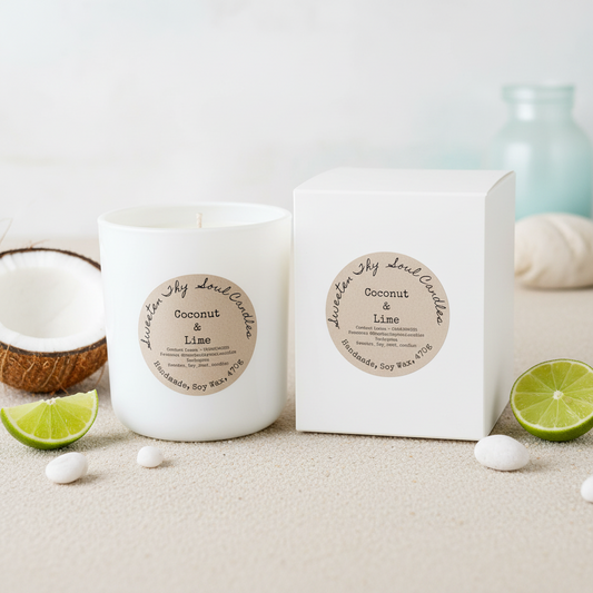 Coconut and Lime 470g soy candle