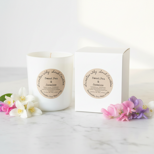Sweet Pea and Jasmine 470g soy candle